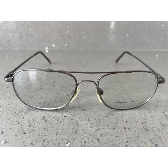 Marchon Flexon Autoflex 39 Eyeglass Frames ONLY Men Dark Grey Full Rim 55-18-145 - Picture 1 of 12